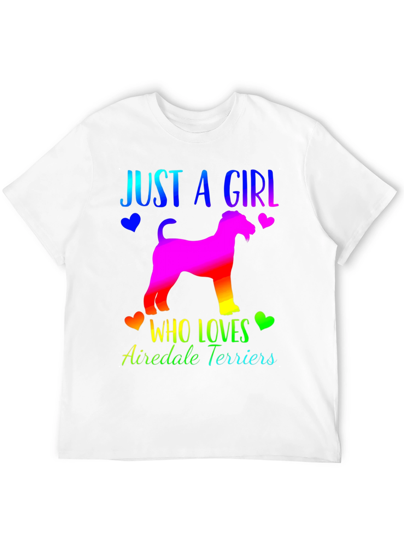 Just A Girl Who Loves Airedale Terriers T-Shirt