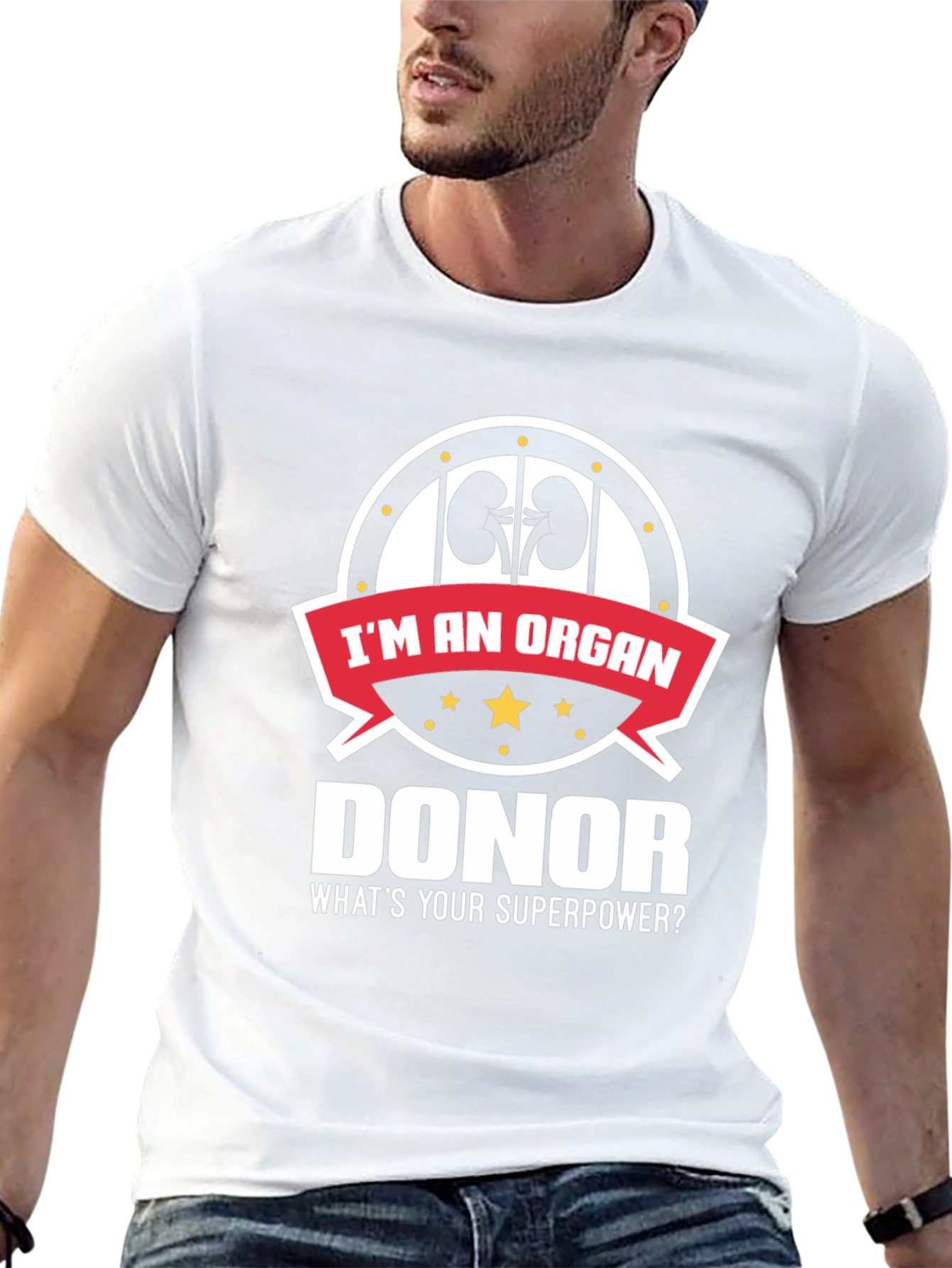 Organ Donor T-Shirt - Whats Your Superpower?