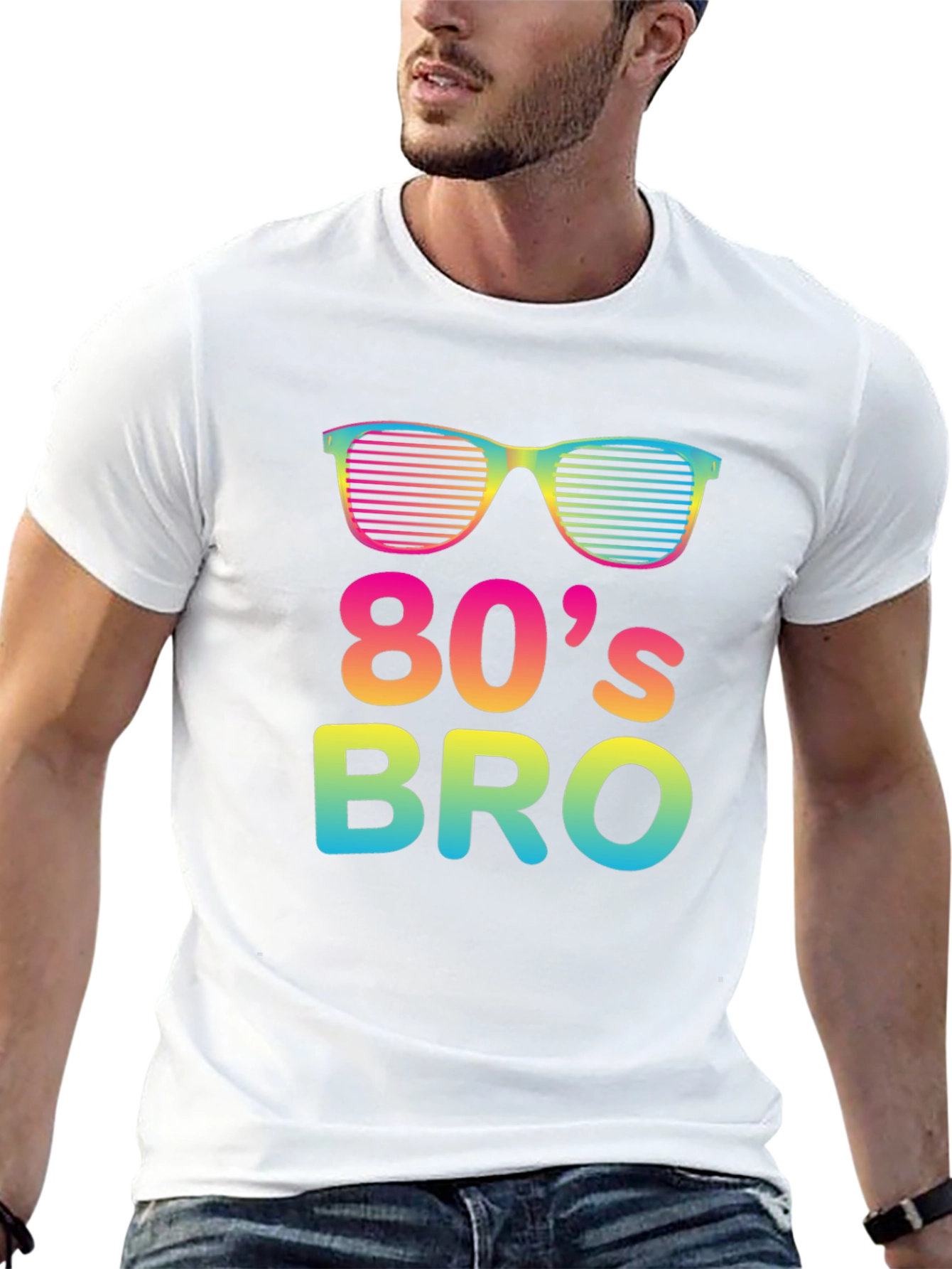 80s Bro Graphic T-Shirt
