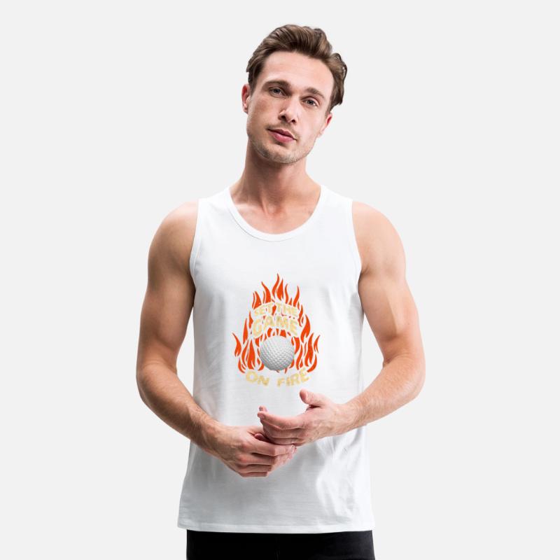 Set The Game On Fire Ball Sport Flames Art