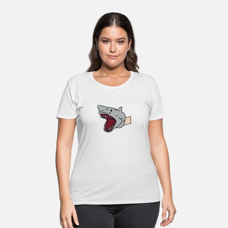 Shark puppet merch