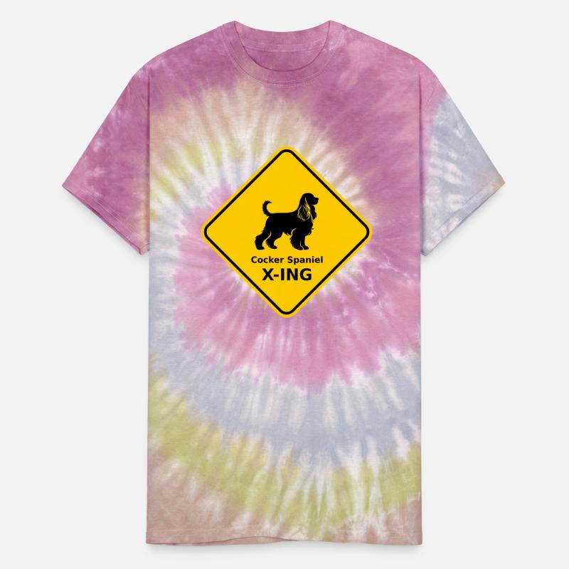 Sign "Cocker Spaniel X-ING"