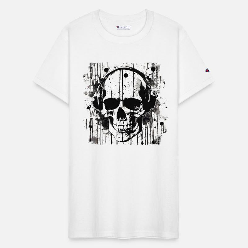 Skull Tattoo Heavy Metal Biker Style