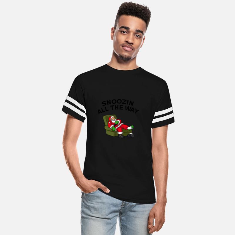 Snoozin All The Way Santa Christmas Apparel