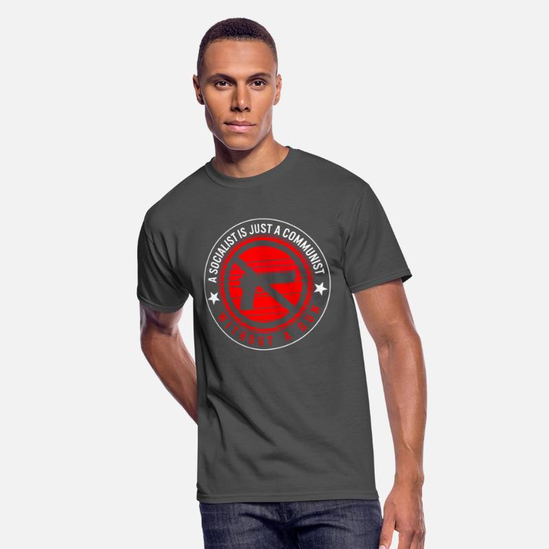 Socialist Is Just A Communist Gun Shirt,