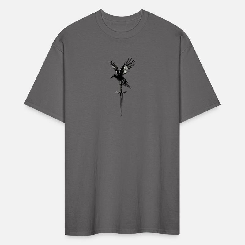 Sparrow holds the knife