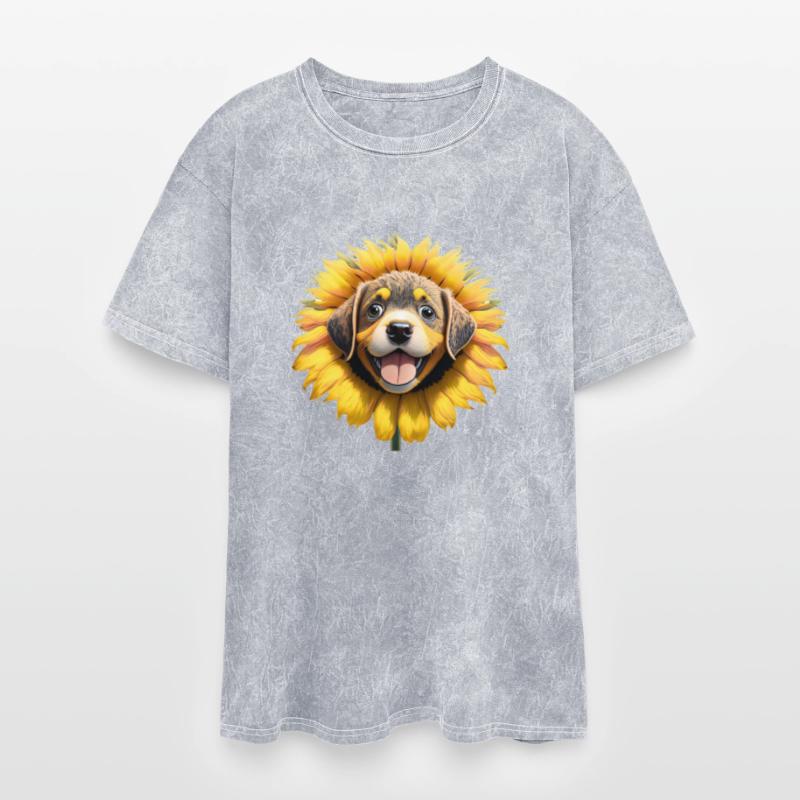 Sunny Paws Adorable Puppy Face Peeking in Radiant