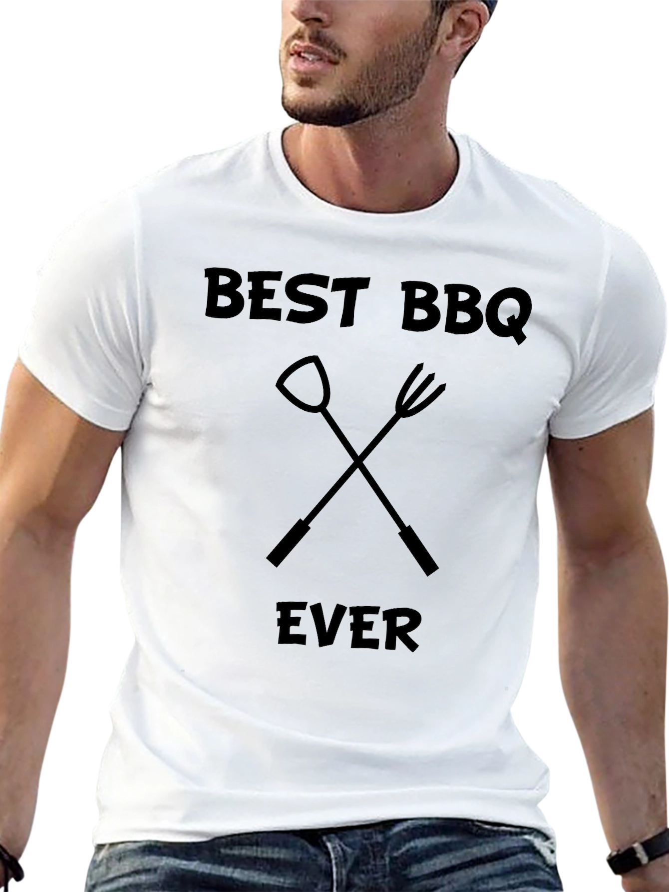 Best BBQ Ever Black Graphic T-Shirt