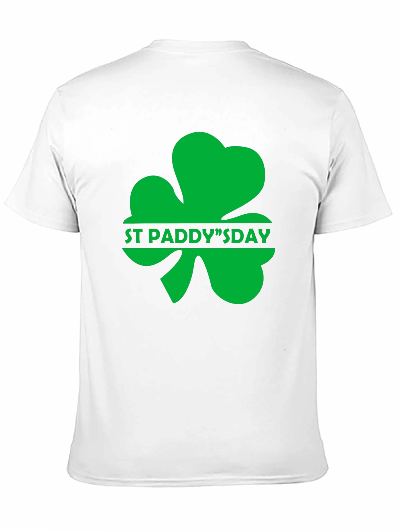 St. Paddys Day Clover Graphic Tee - Black