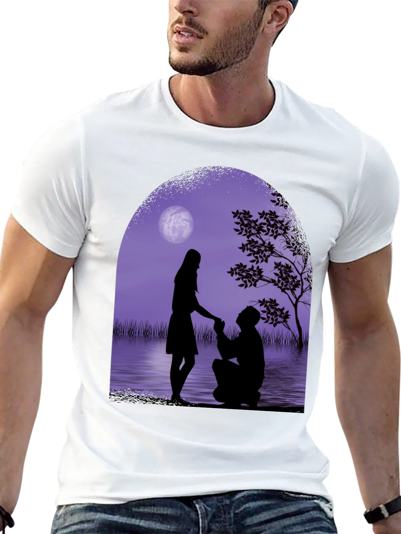 Romantic Proposal Graphic Tee