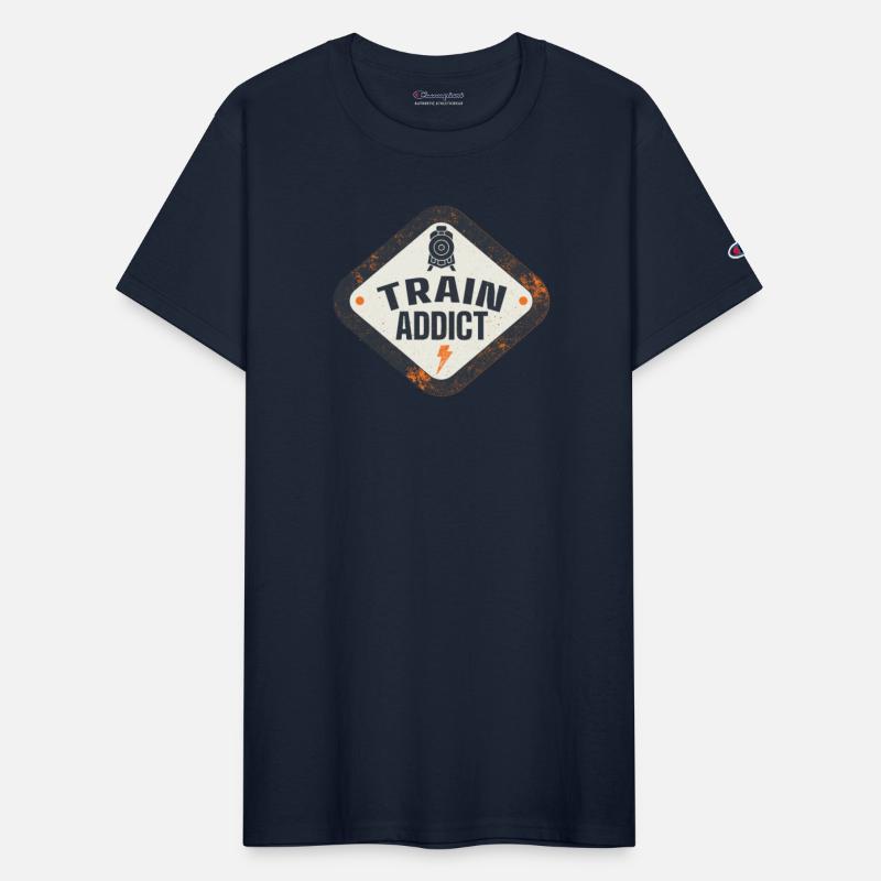 Train Addict Railroad lover Railroader