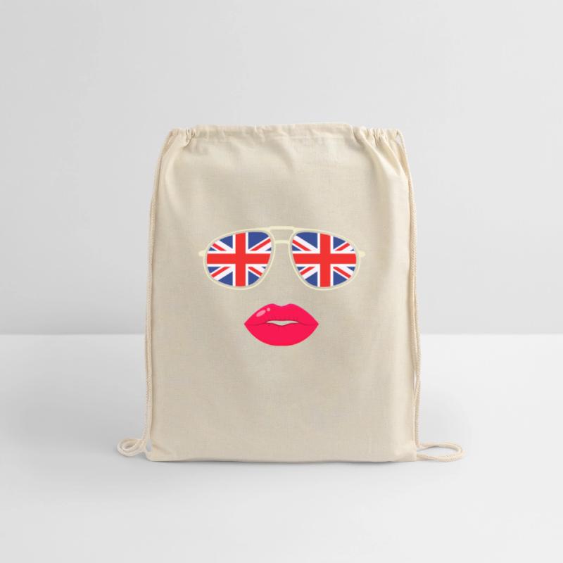 United Kingdom UK Flag Sunglasses Lips