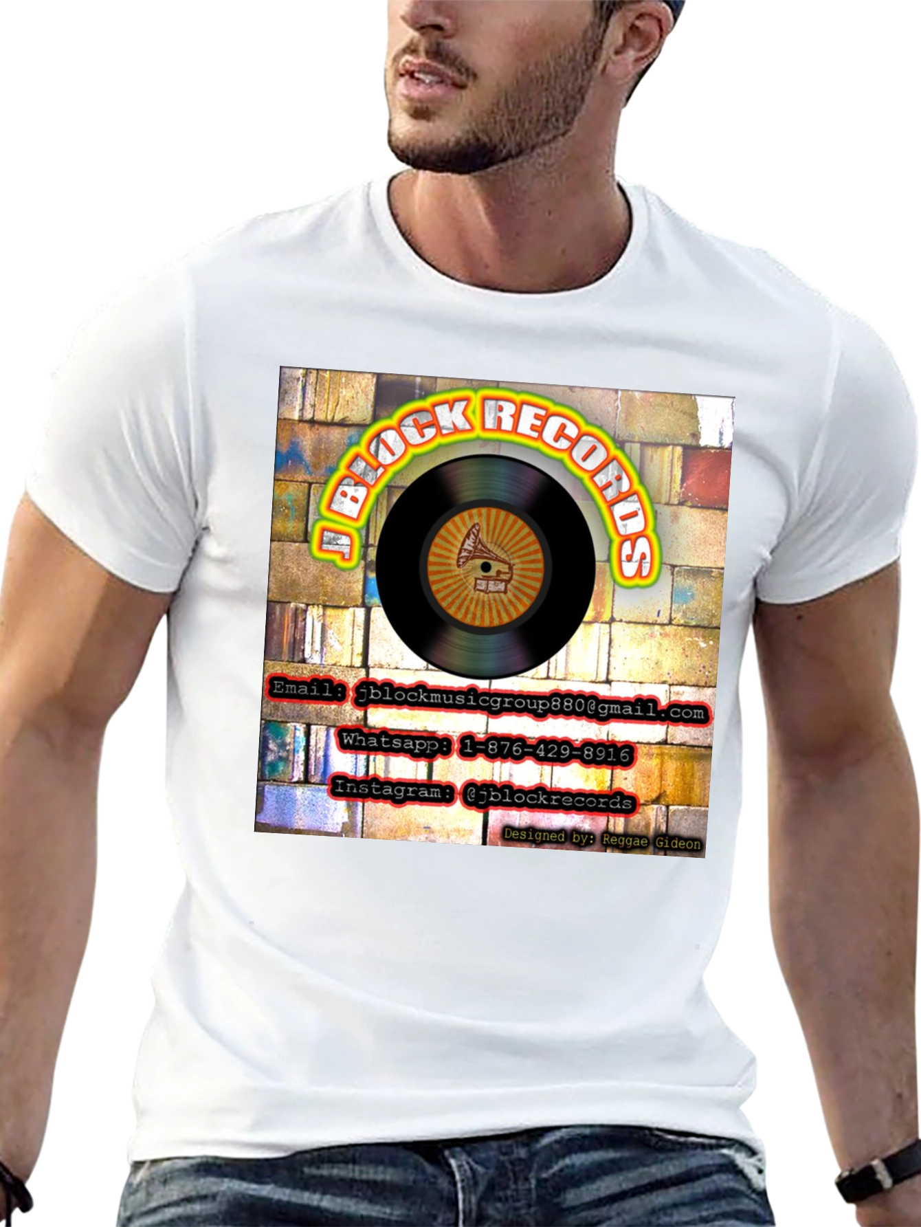 I Block Records Graphic T-Shirt