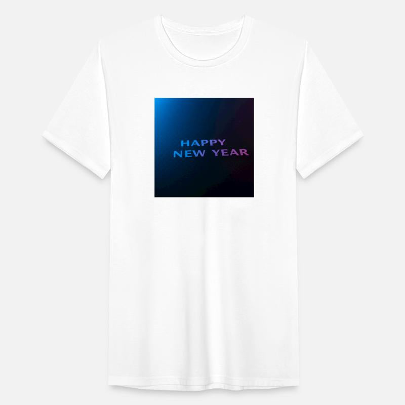 Violet Glitter Happy New Year Design