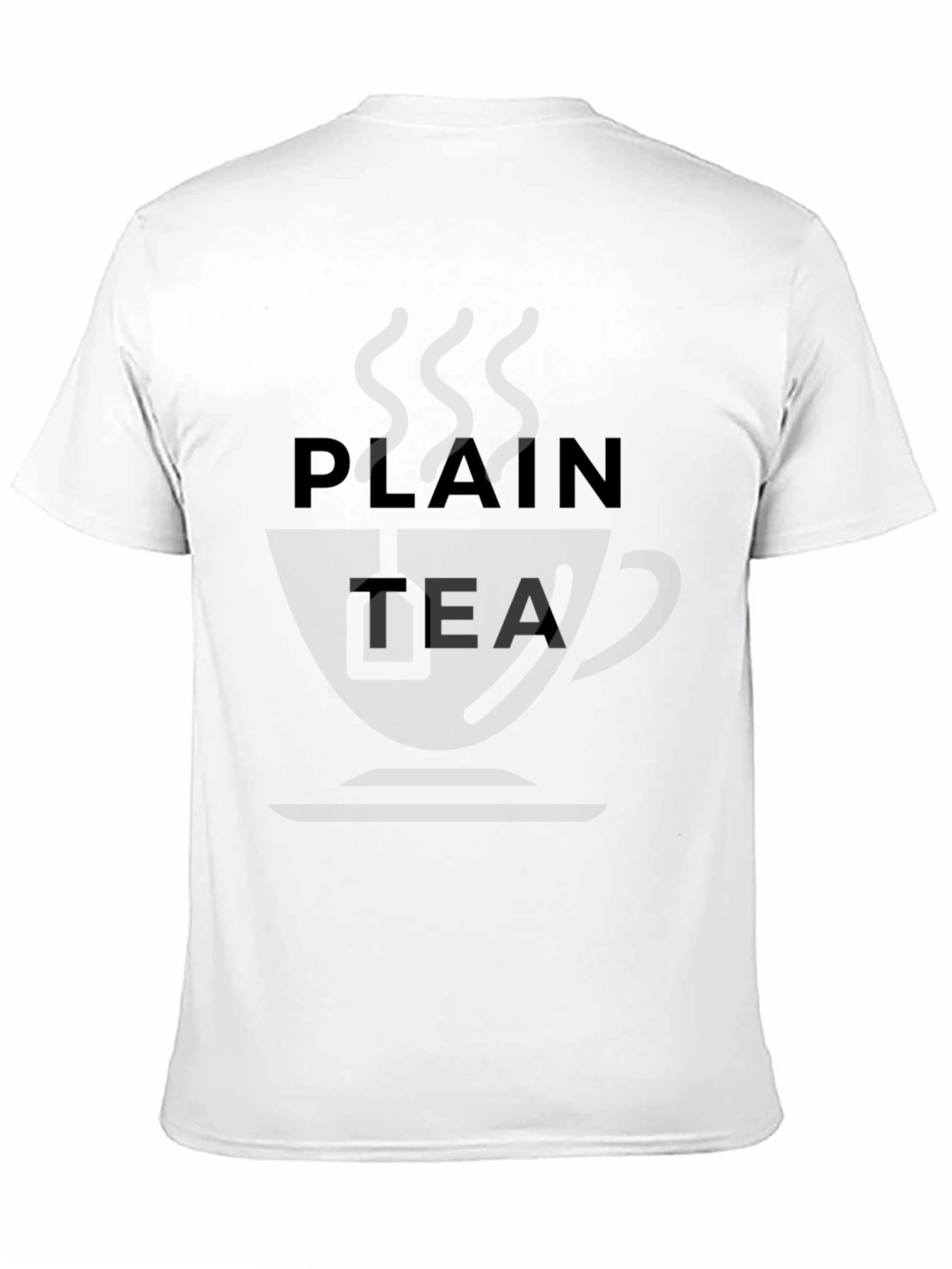 Plain Tea Graphic Tee - Casual Style