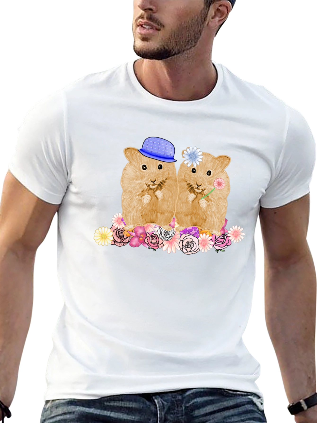 Hamster Couple T-Shirt Cute Animal Tee
