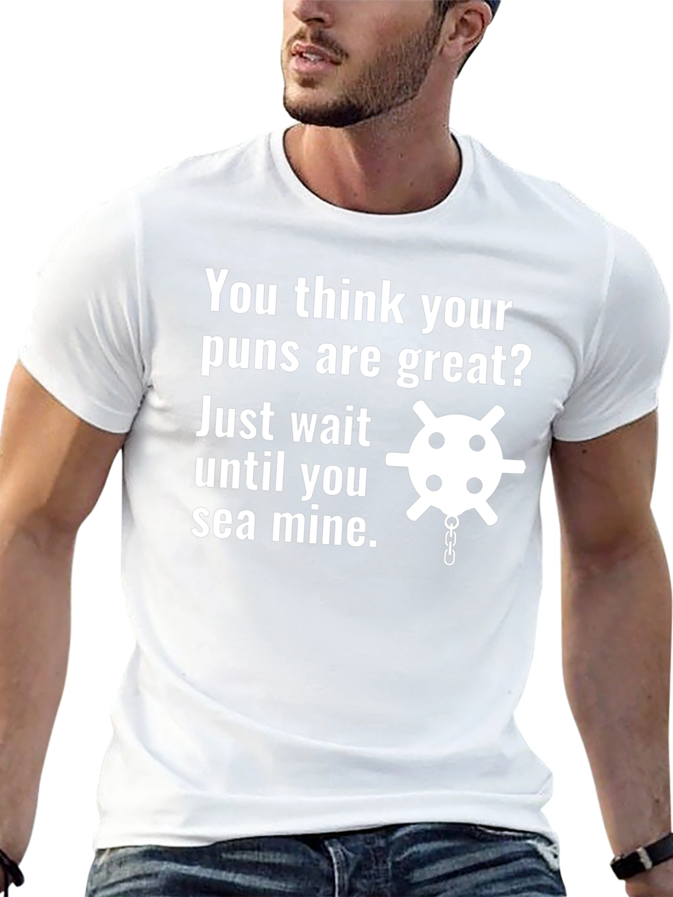 Funny Sea Mine Pun T-Shirt - Ocean Humor