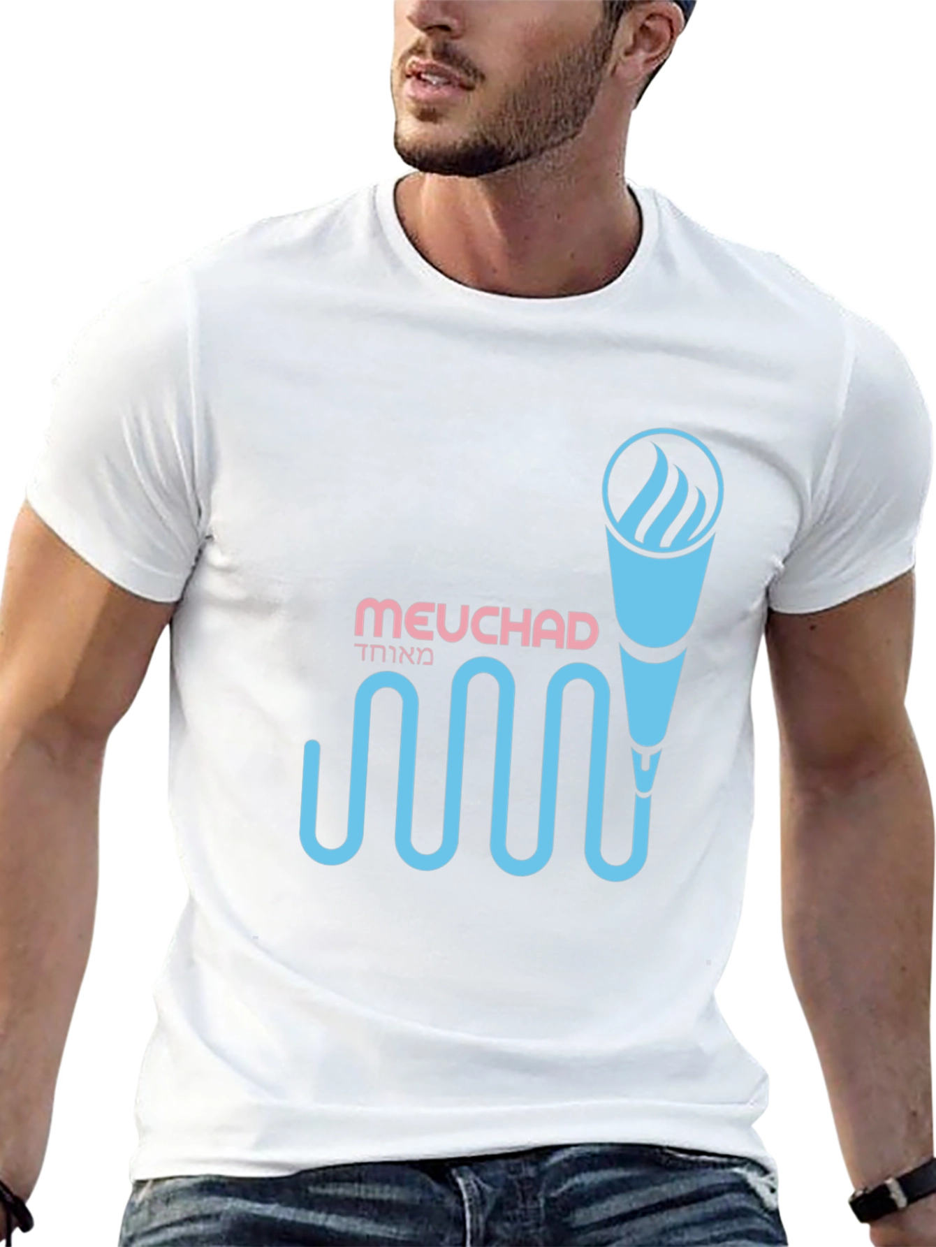 Meuchad Mic Graphic Black T-Shirt