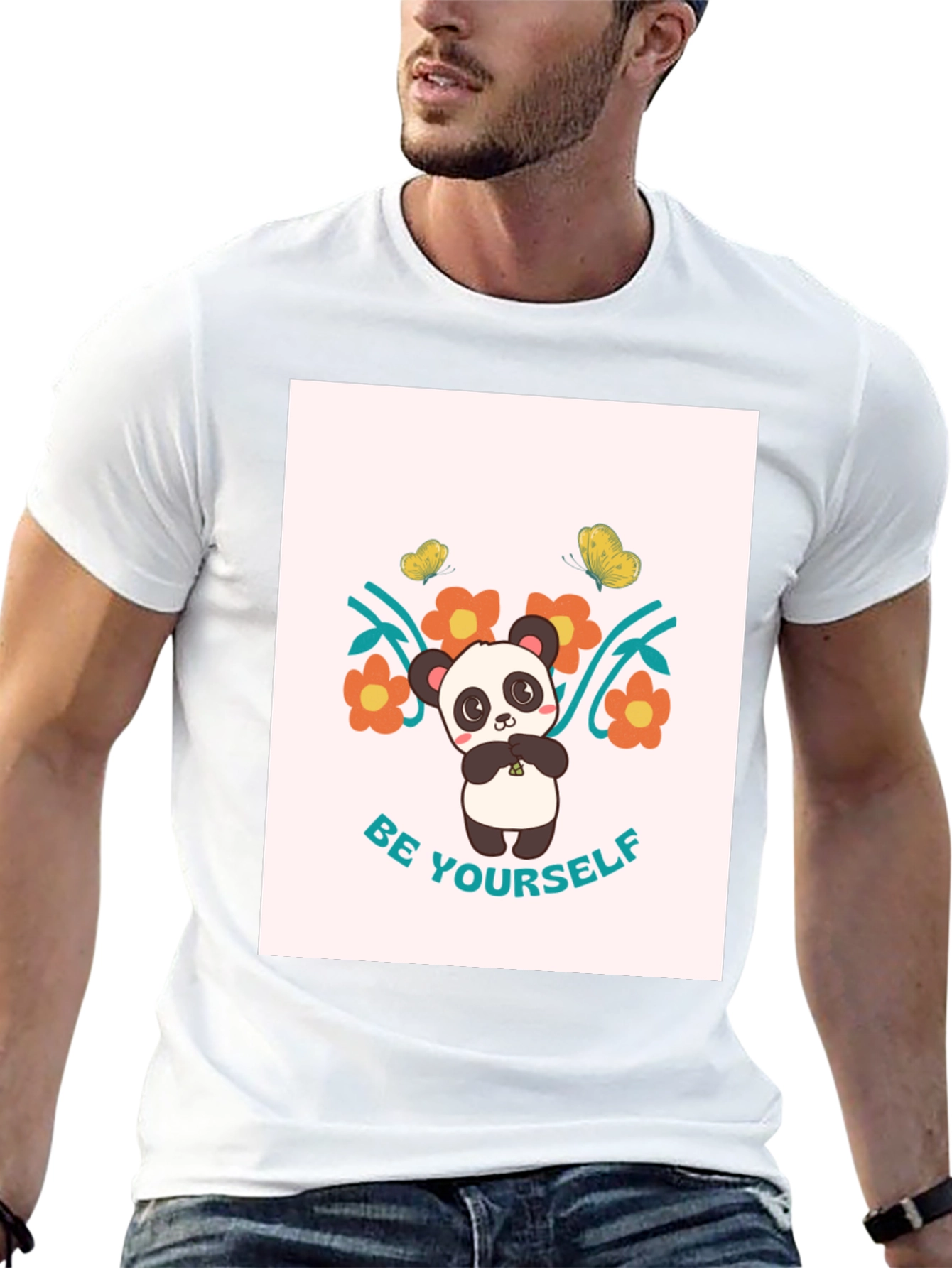 Be Yourself Panda Graphic Tee
