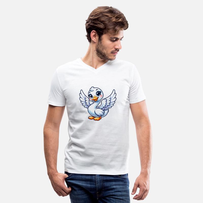 White Swan Angel with Wings