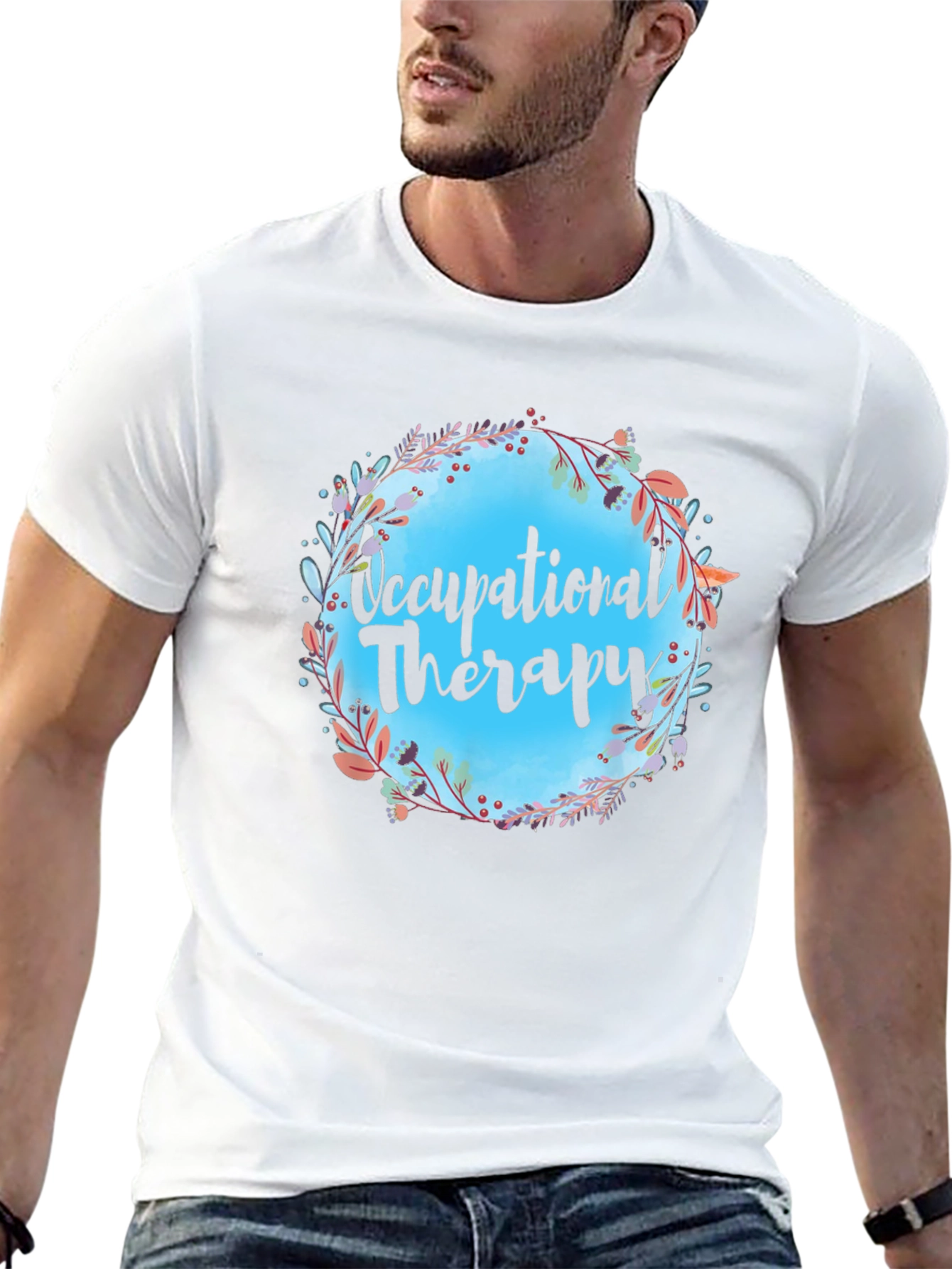 Occupational Therapy Floral T-Shirt
