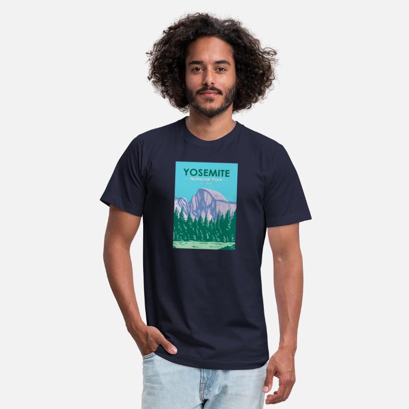 Yosemite National Park Half Dome California Retro