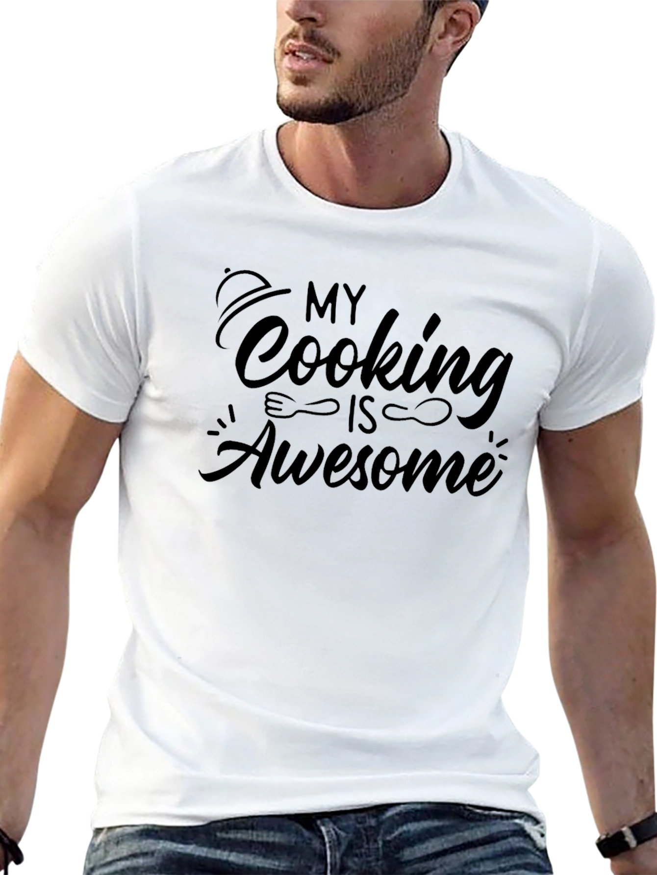 My Cooking Is Awesome Black T-Shirt