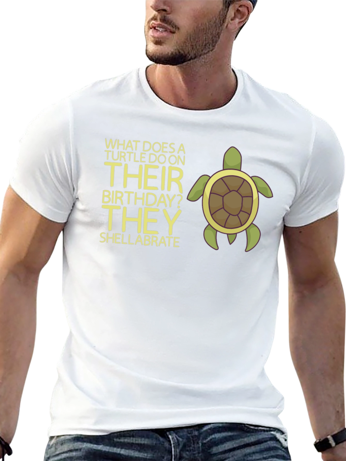 Turtle Birthday Pun T-Shirt - Shellabrate!