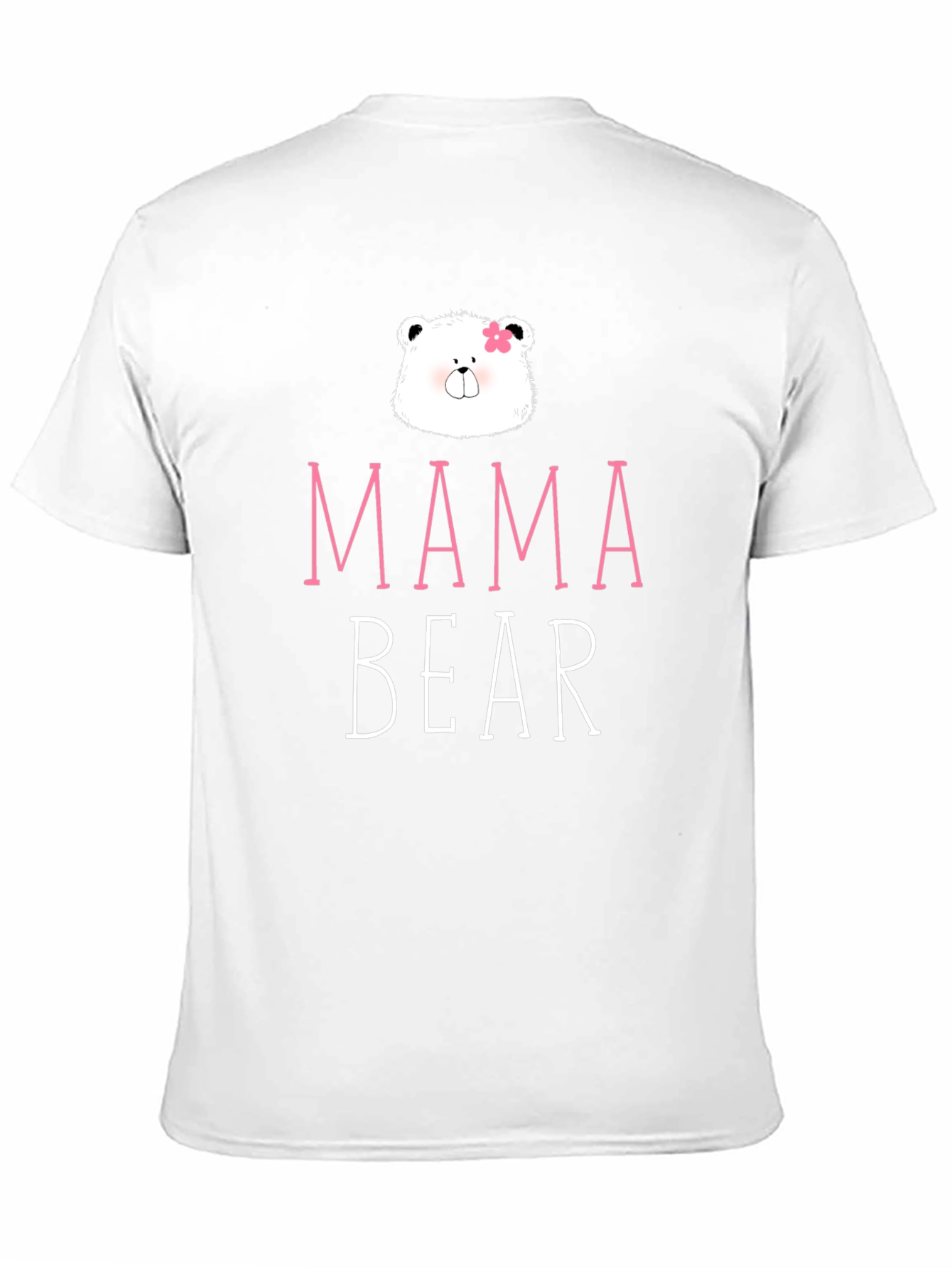 Mama Bear Graphic Tee - Cute Family Matching Shirt