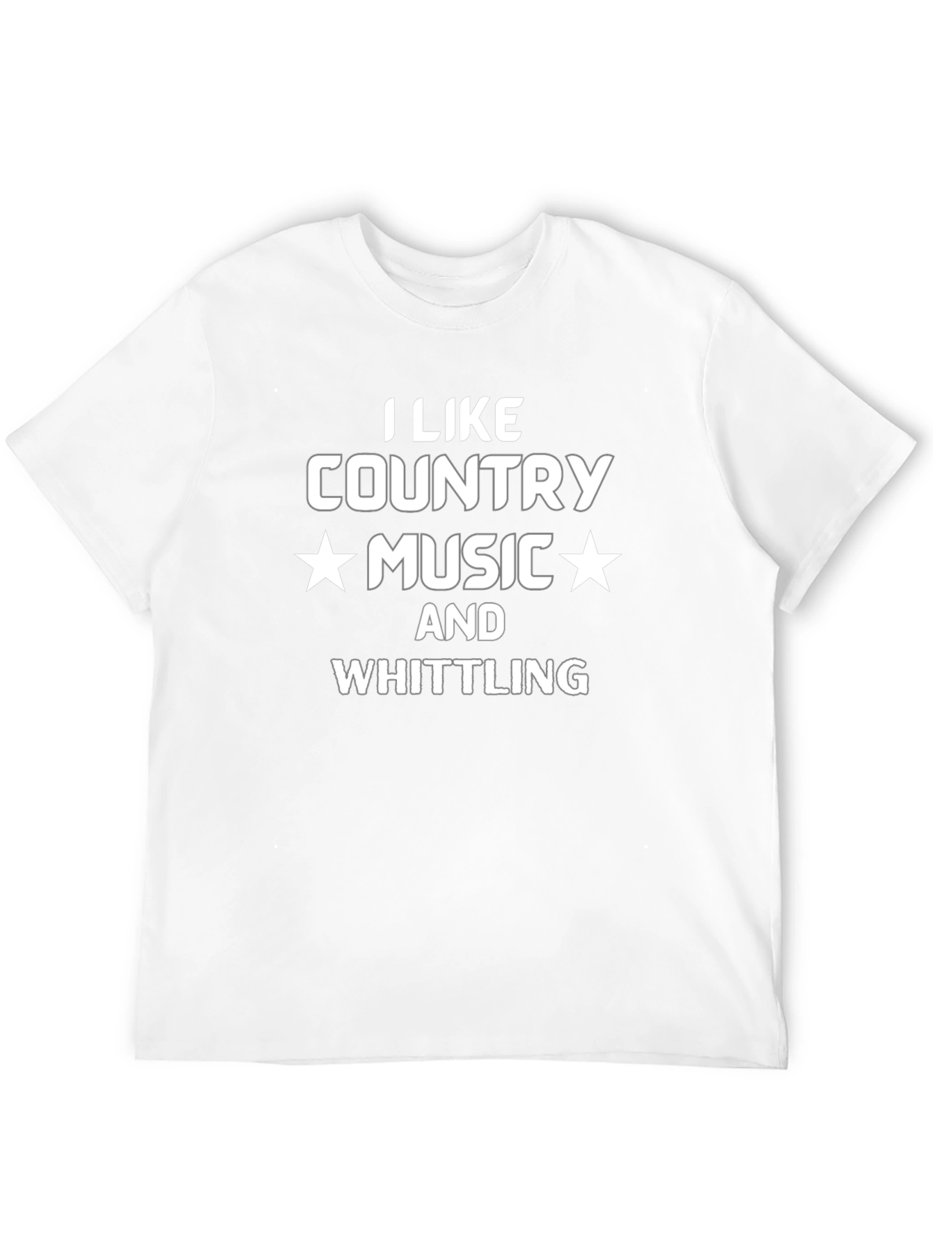 Country Music & Whittling Graphic T-Shirt