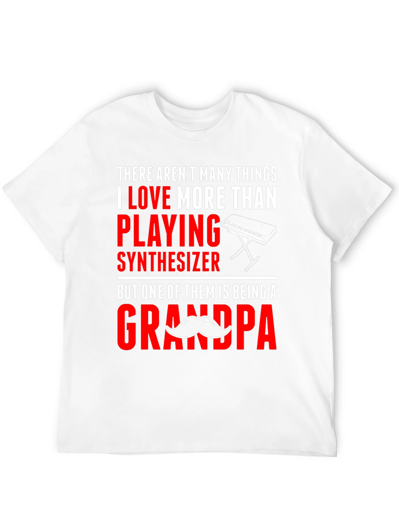 Grandpa Synthesizer Lover T-Shirt