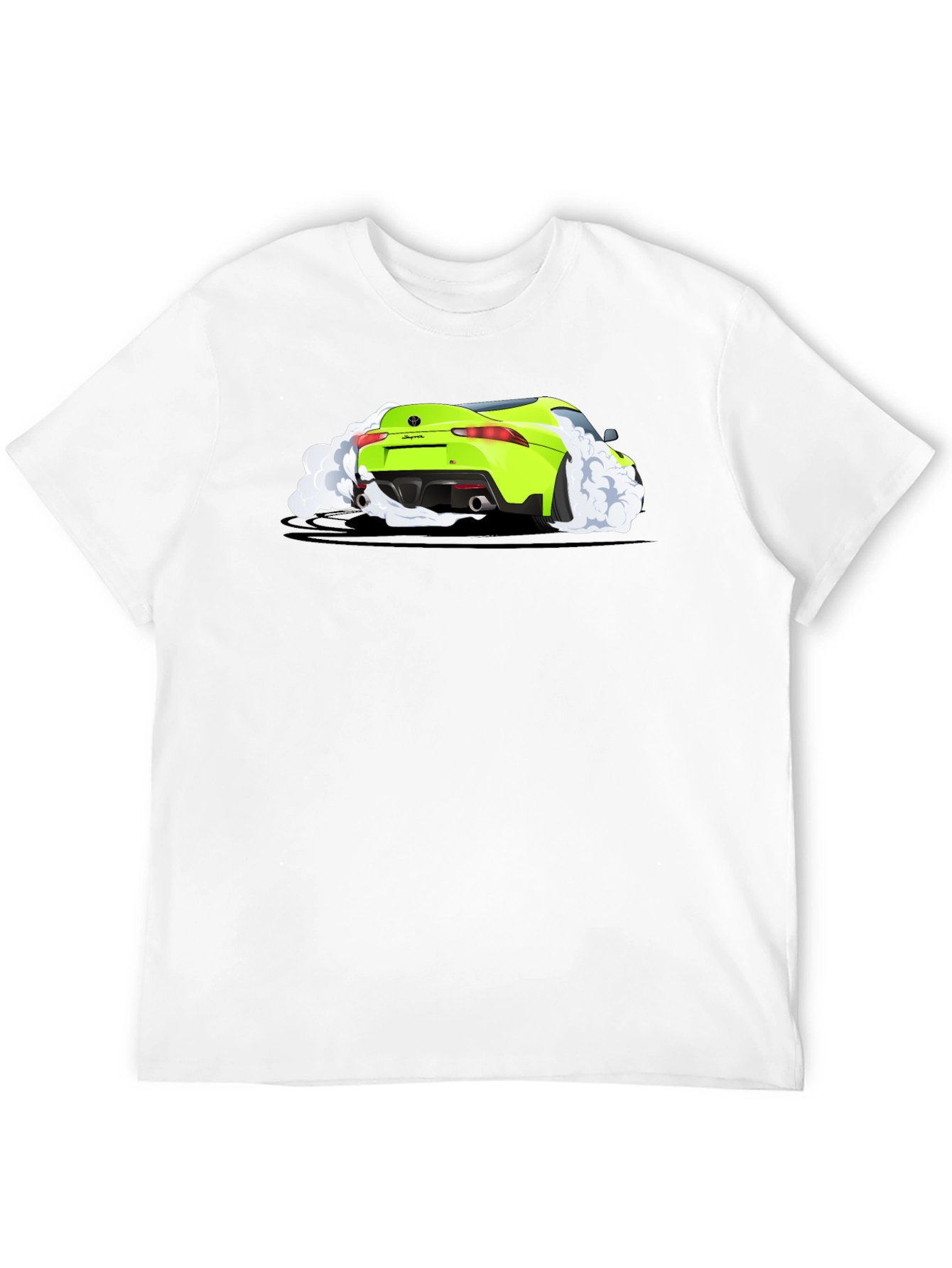 Supra Burnout Tee - Black Cotton Graphic T-Shirt
