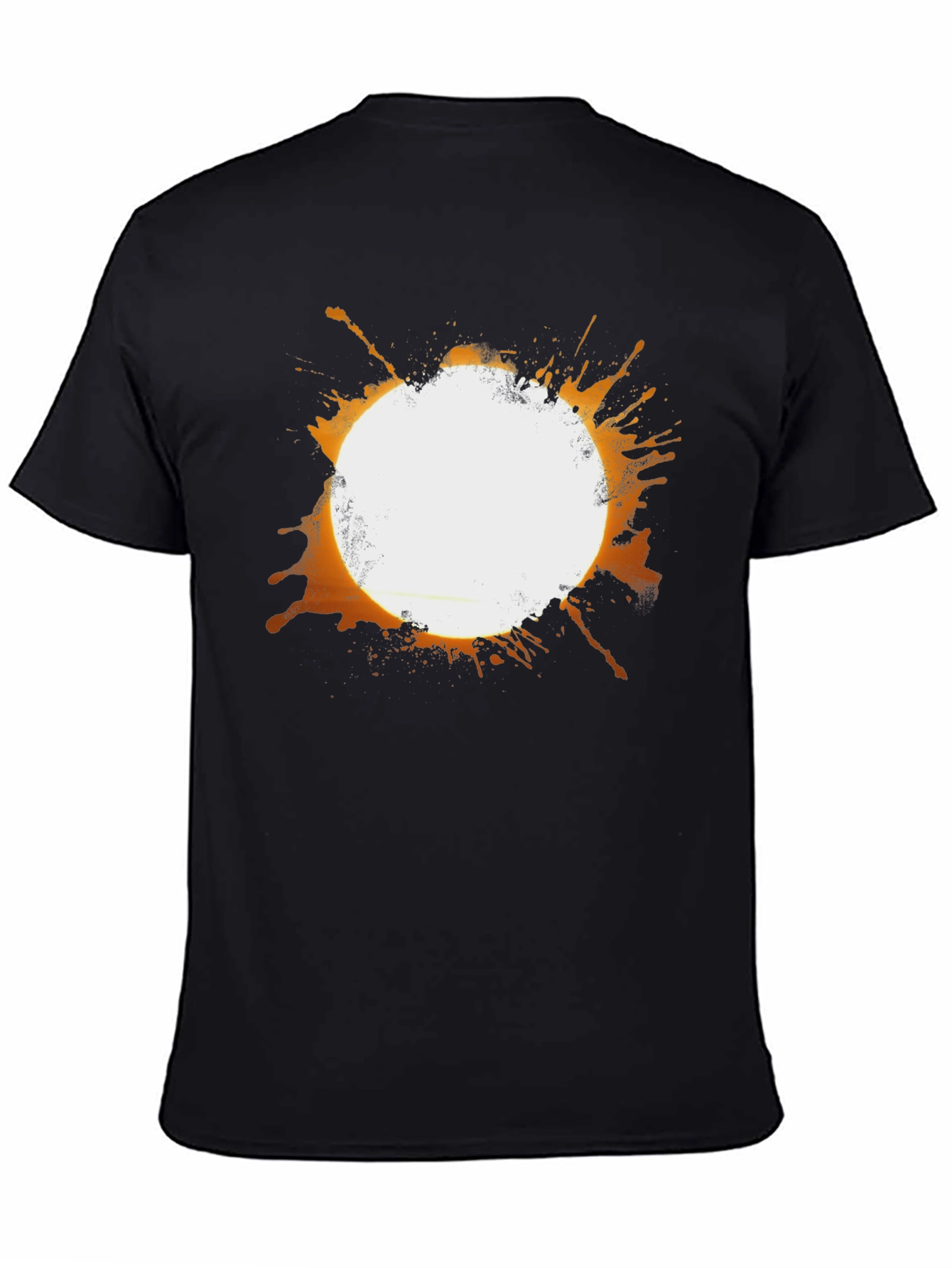 Mens Graphic T-Shirt - Abstract Splash Design