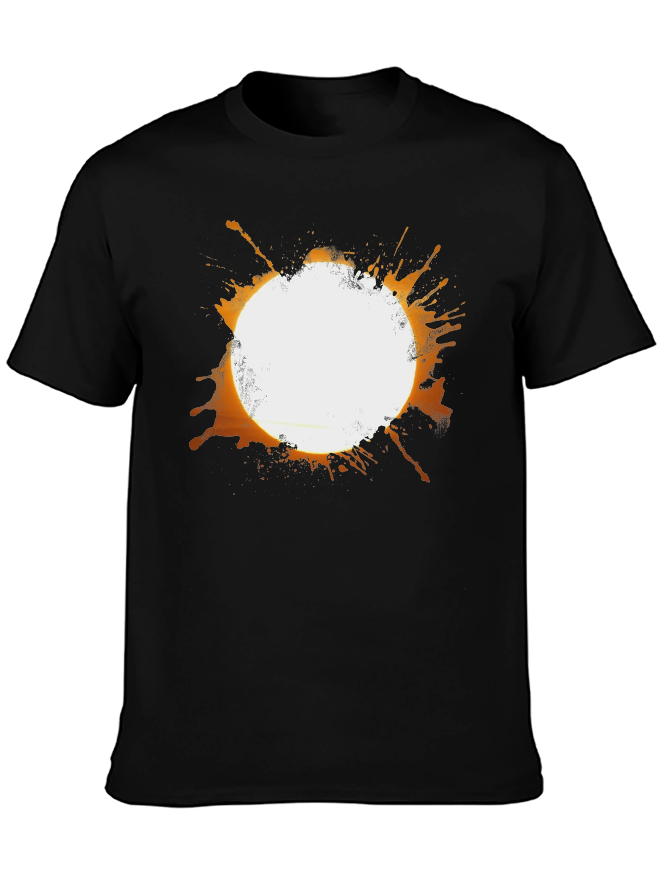 Mens Graphic T-Shirt - Abstract Splash Design