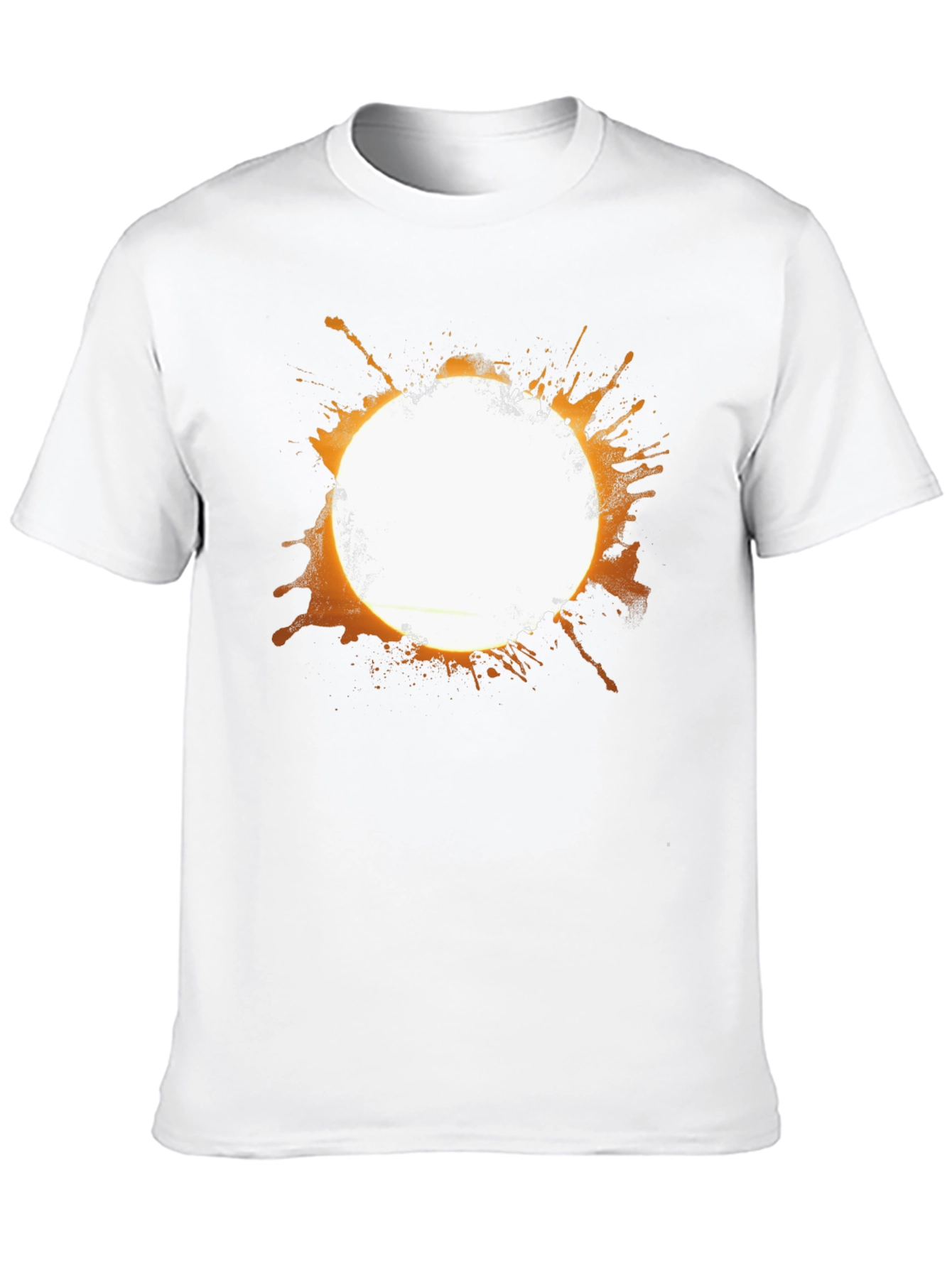 Mens Graphic T-Shirt - Abstract Splash Design