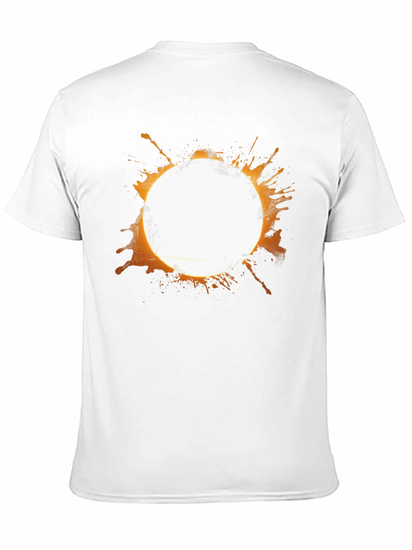 Mens Graphic T-Shirt - Abstract Splash Design