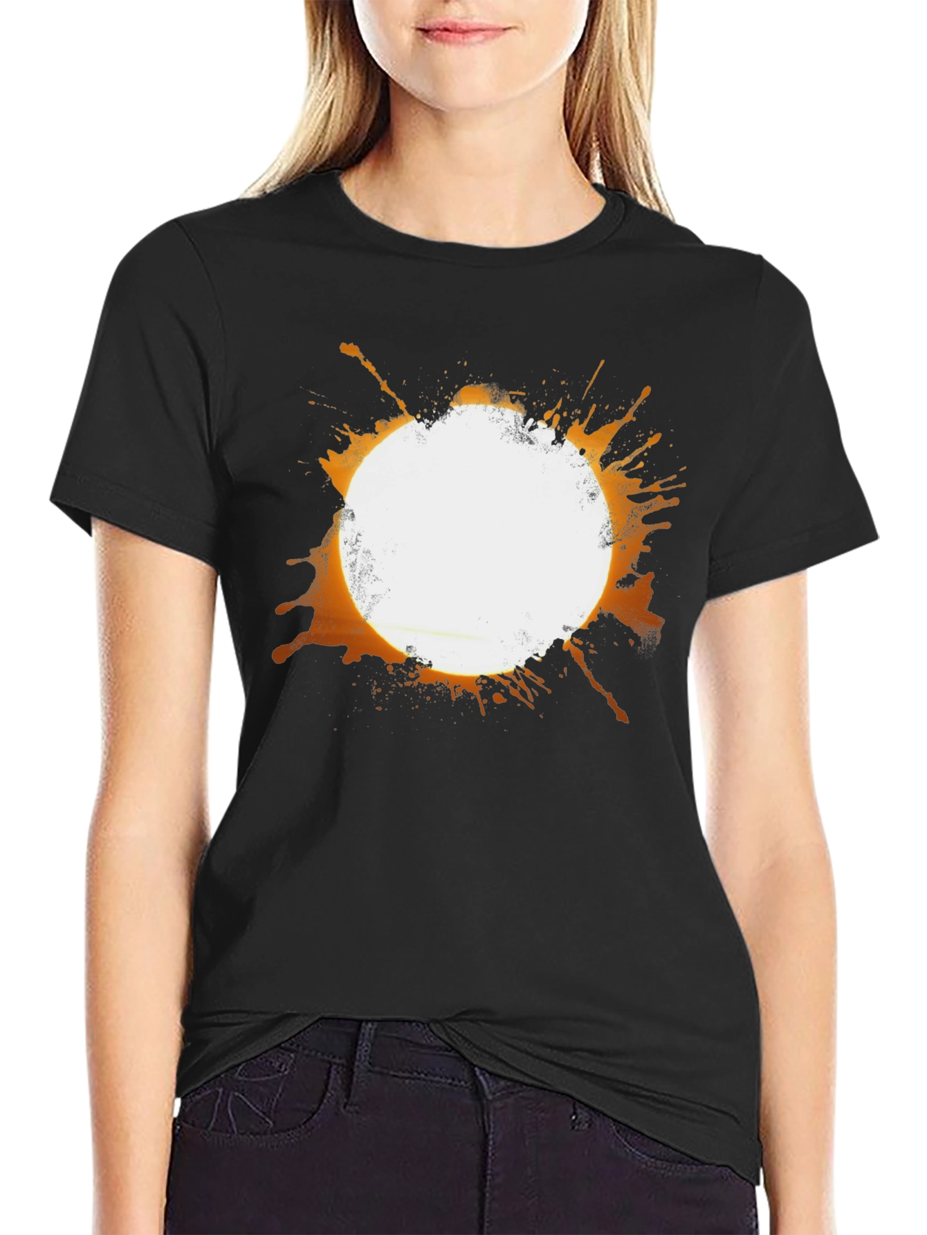 Mens Graphic T-Shirt - Abstract Splash Design