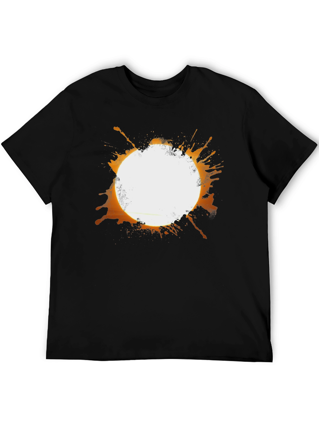 Mens Graphic T-Shirt - Abstract Splash Design