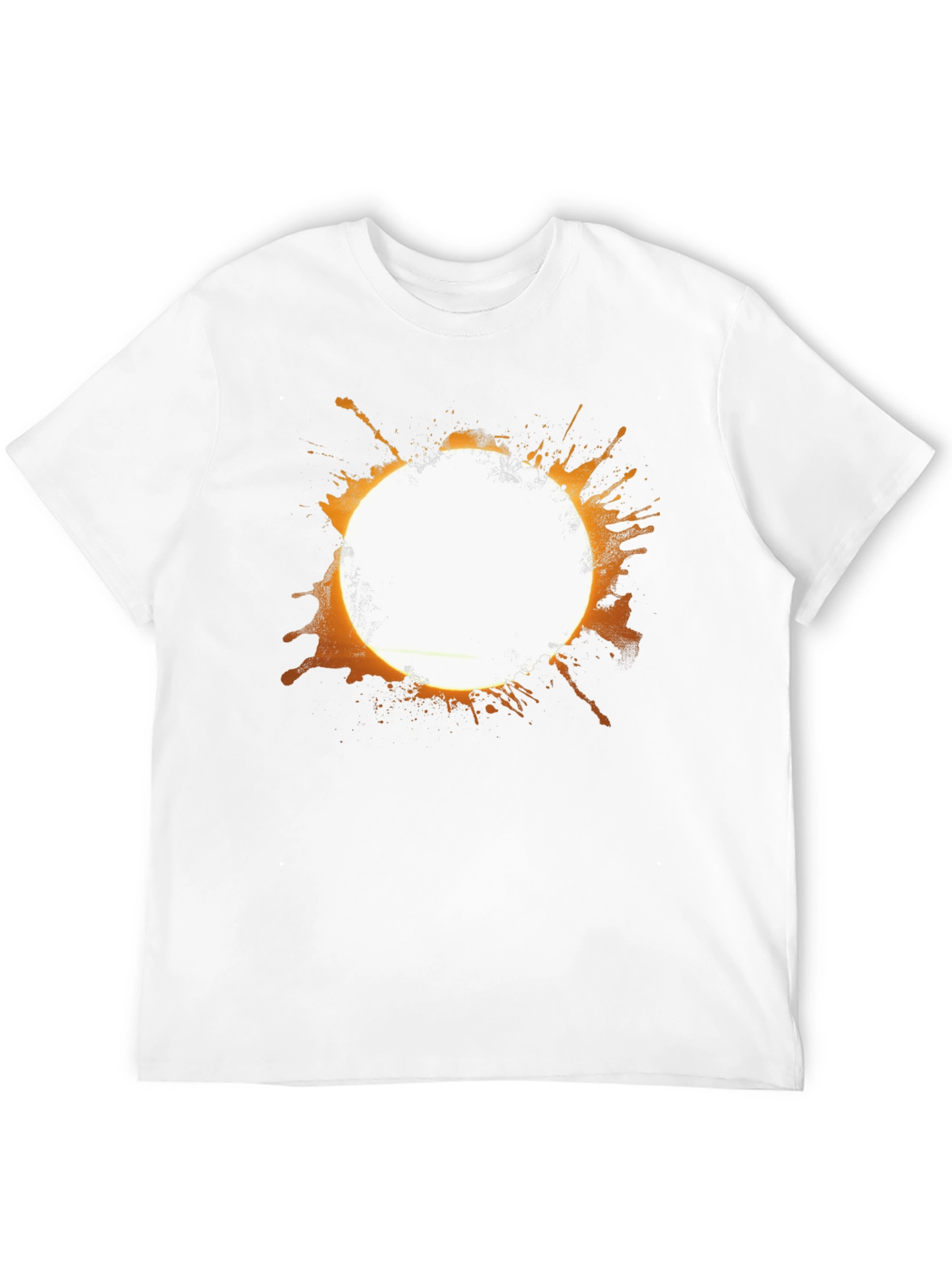 Mens Graphic T-Shirt - Abstract Splash Design