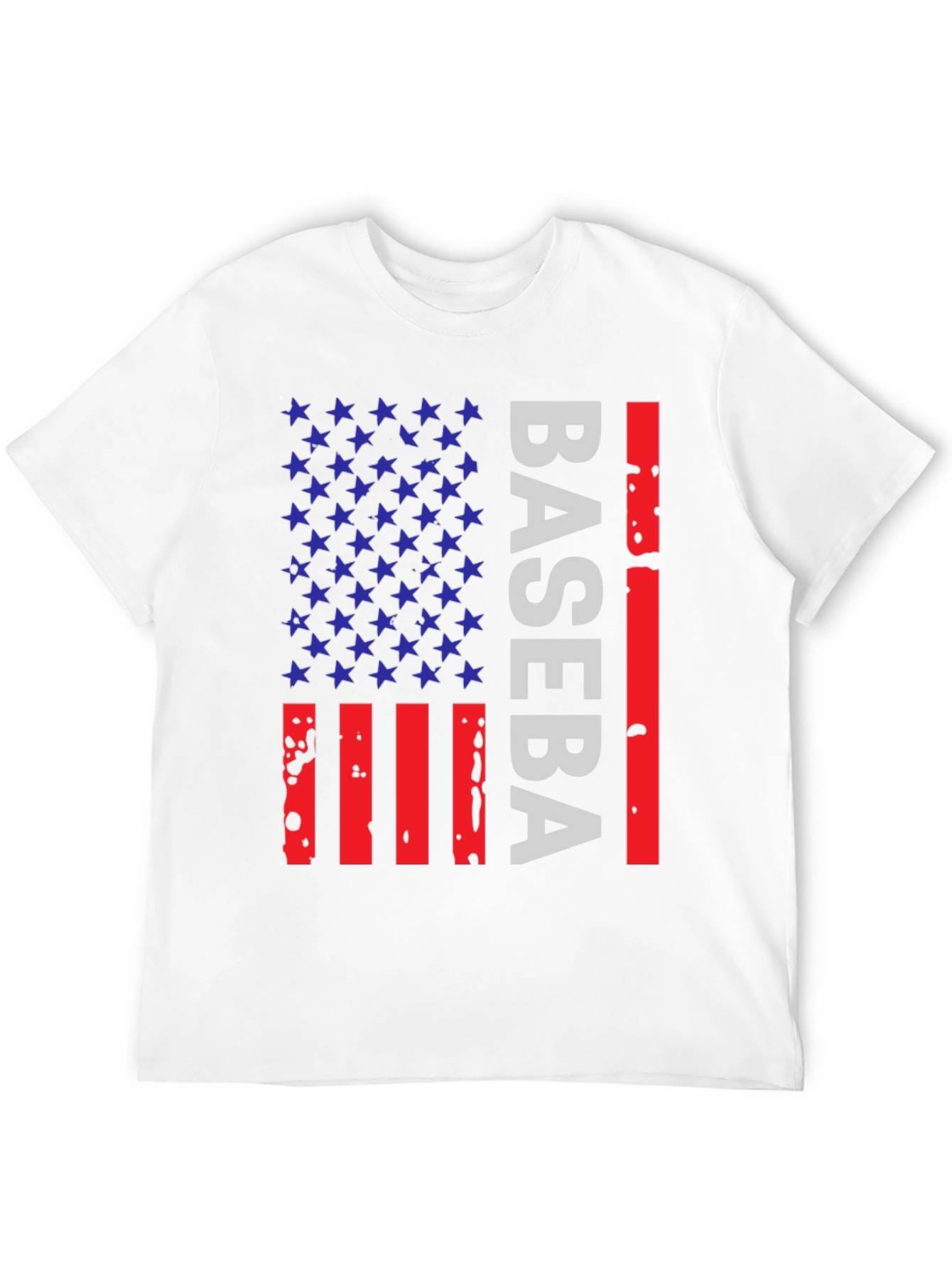 Baseball American Flag T-Shirt