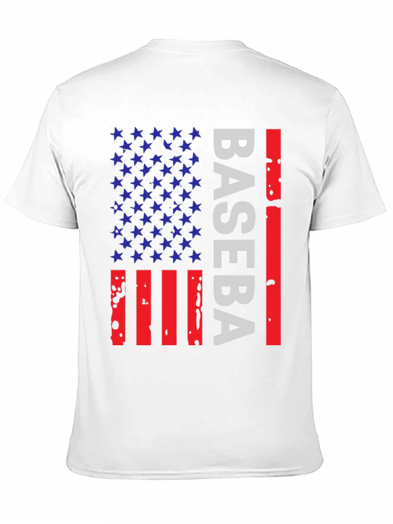 Baseball American Flag T-Shirt