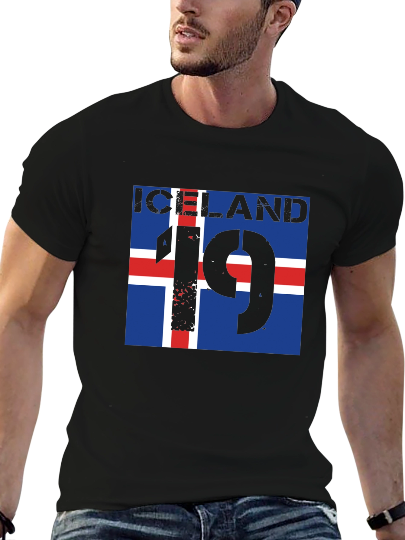 Iceland Flag Graphic T-Shirt