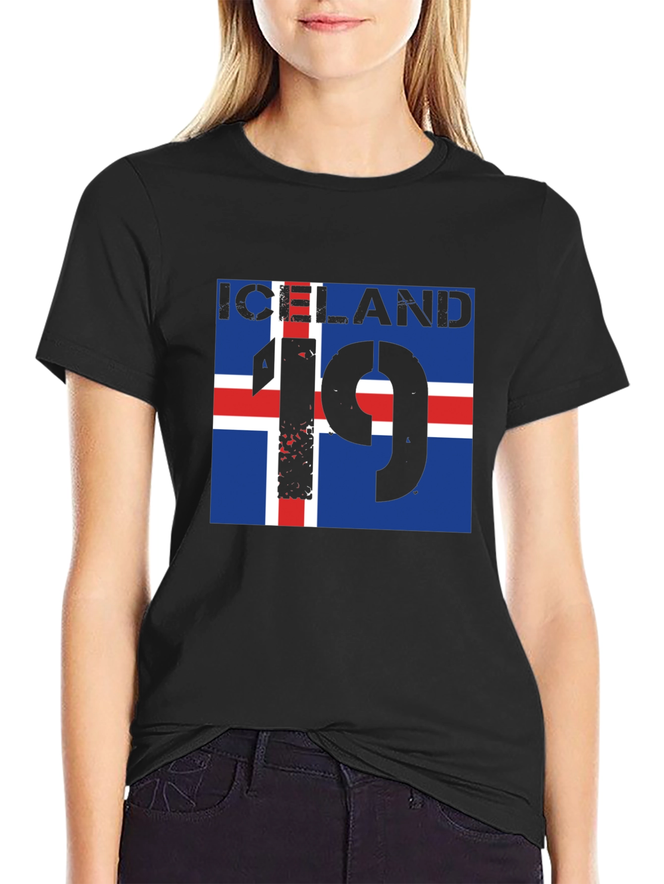 Iceland Flag Graphic T-Shirt