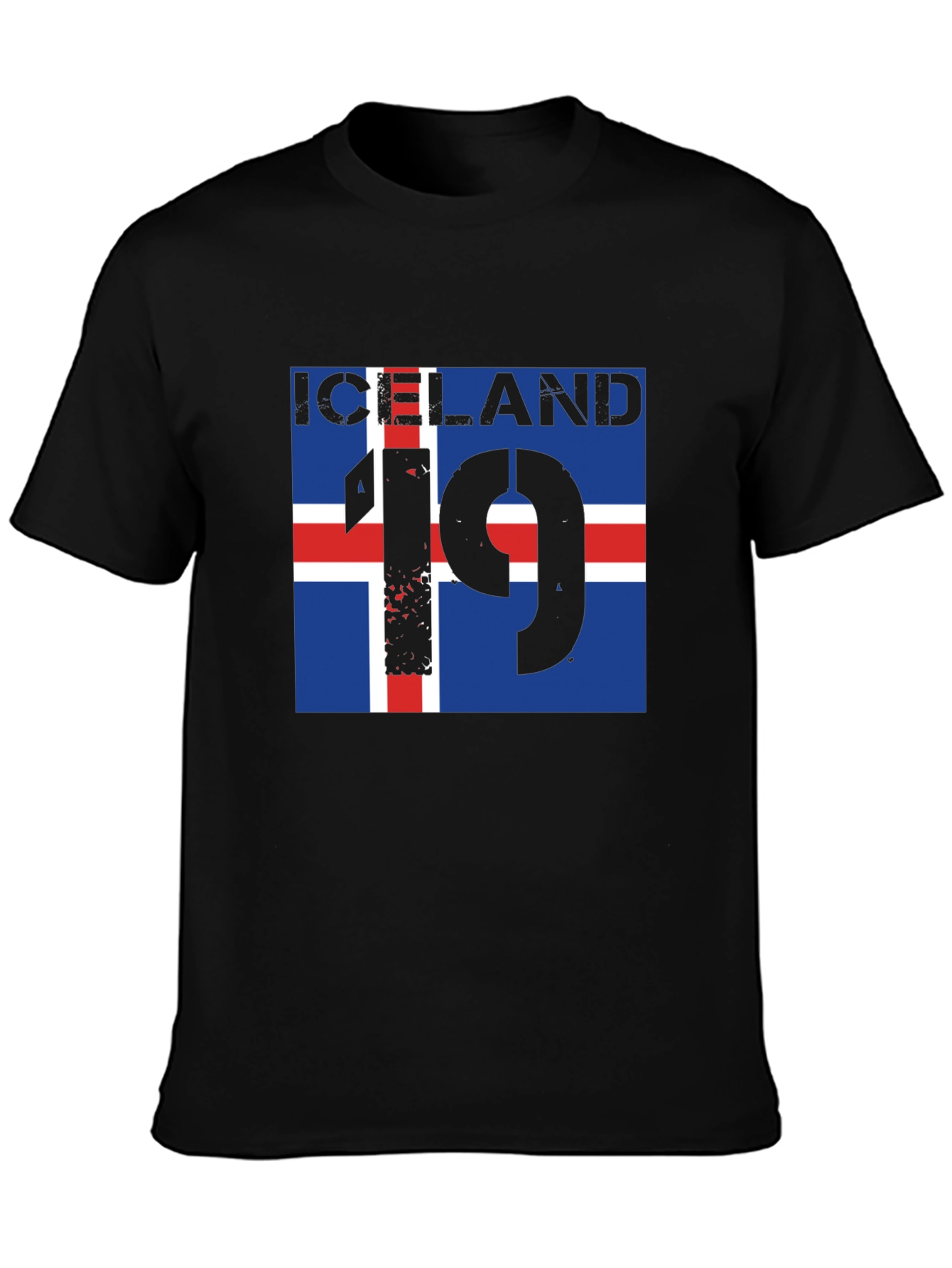 Iceland Flag Graphic T-Shirt