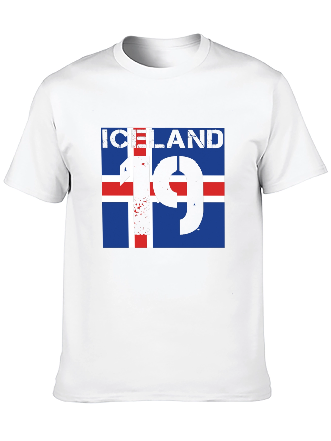 Iceland Flag Graphic T-Shirt