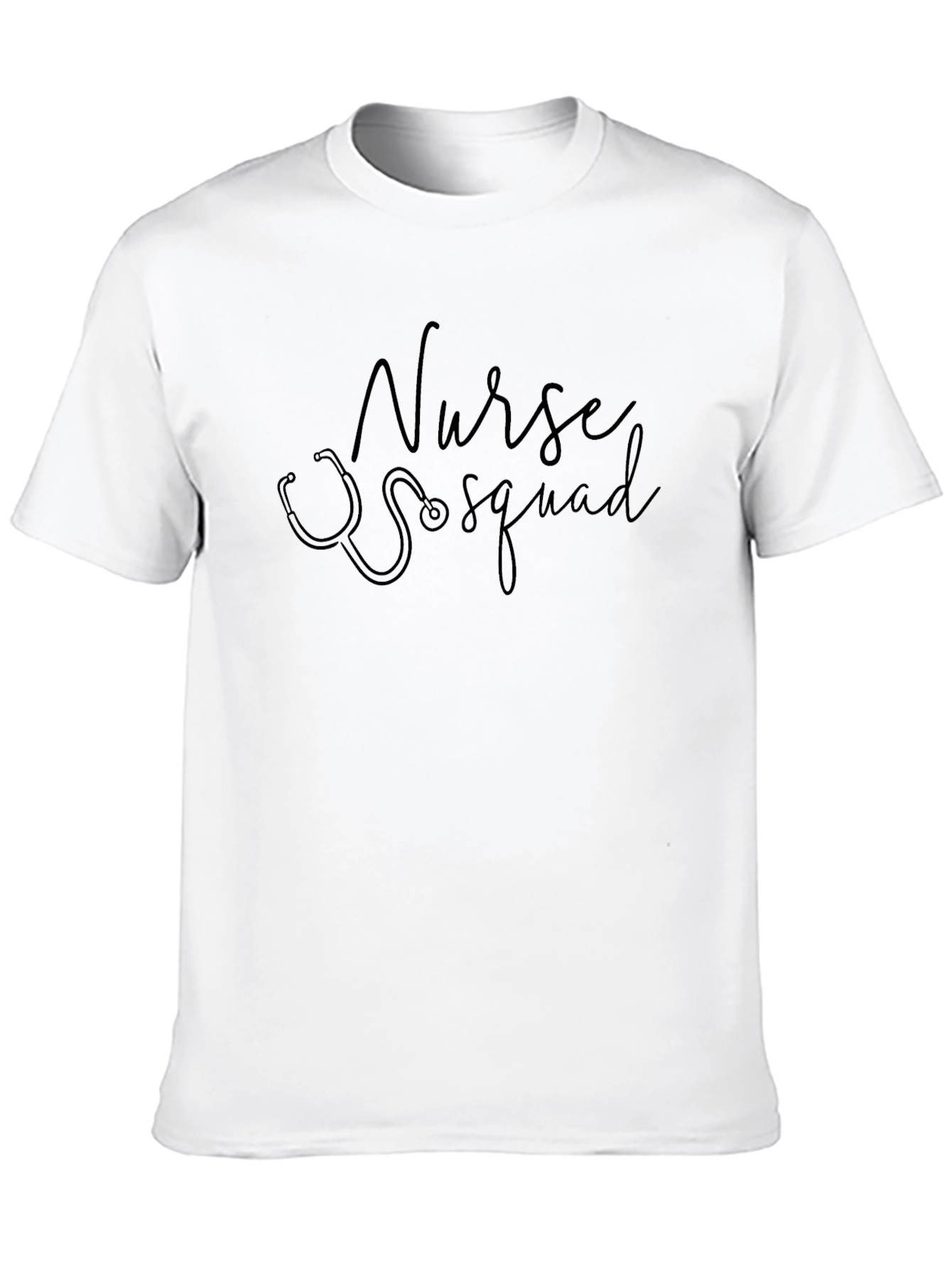 Nurse Squad Black Graphic Tee