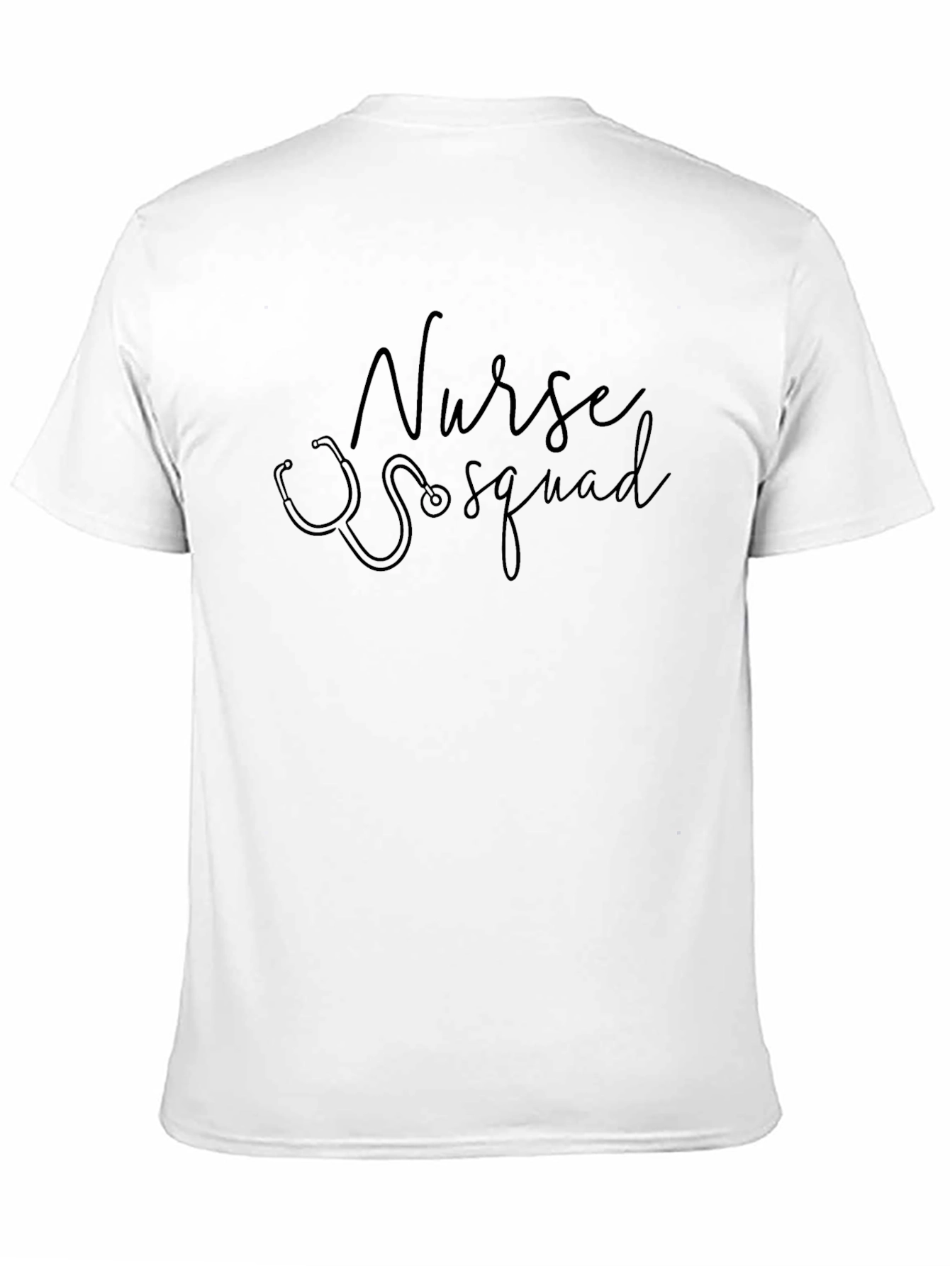 Nurse Squad Black Graphic Tee