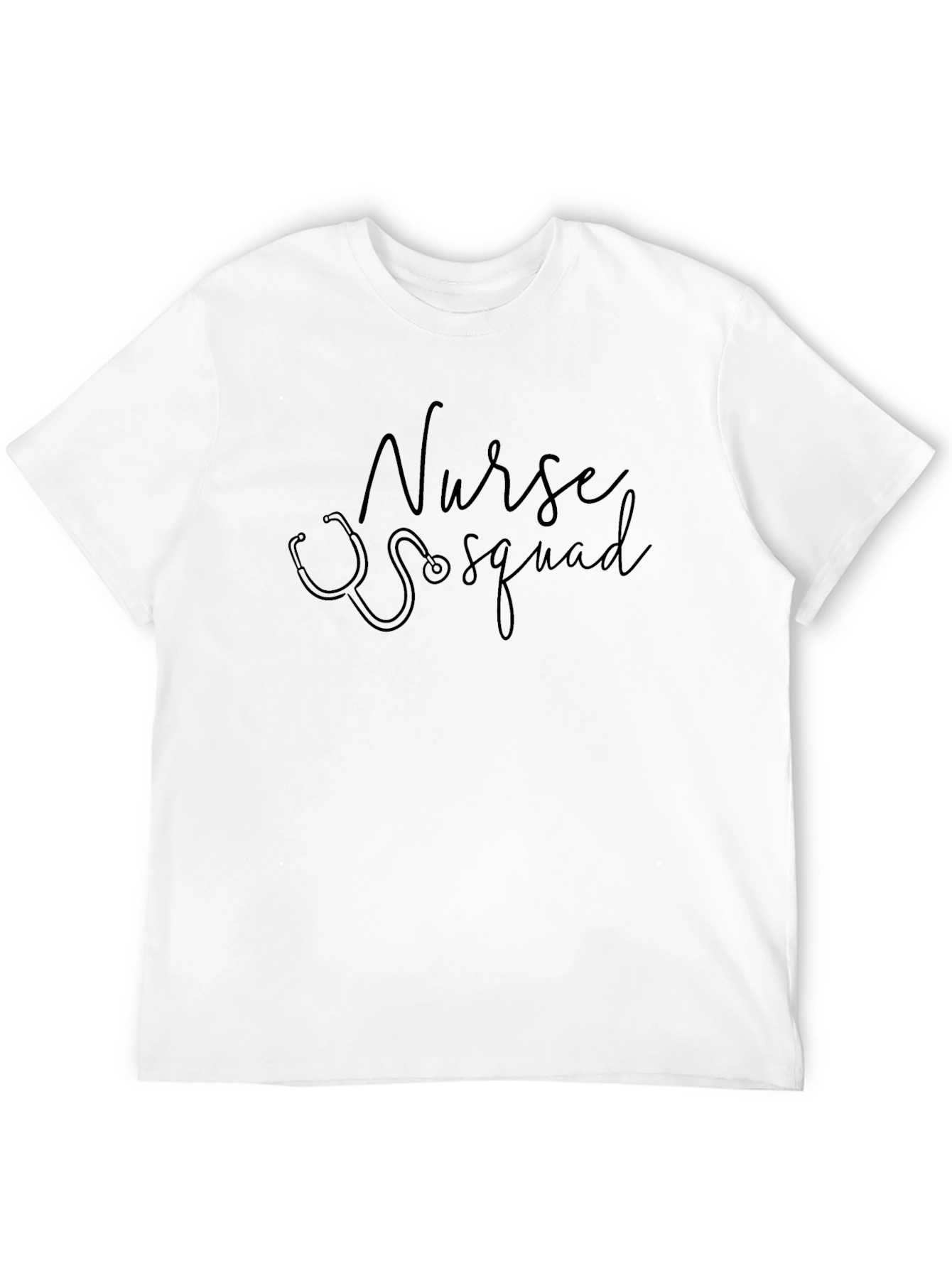 Nurse Squad Black Graphic Tee