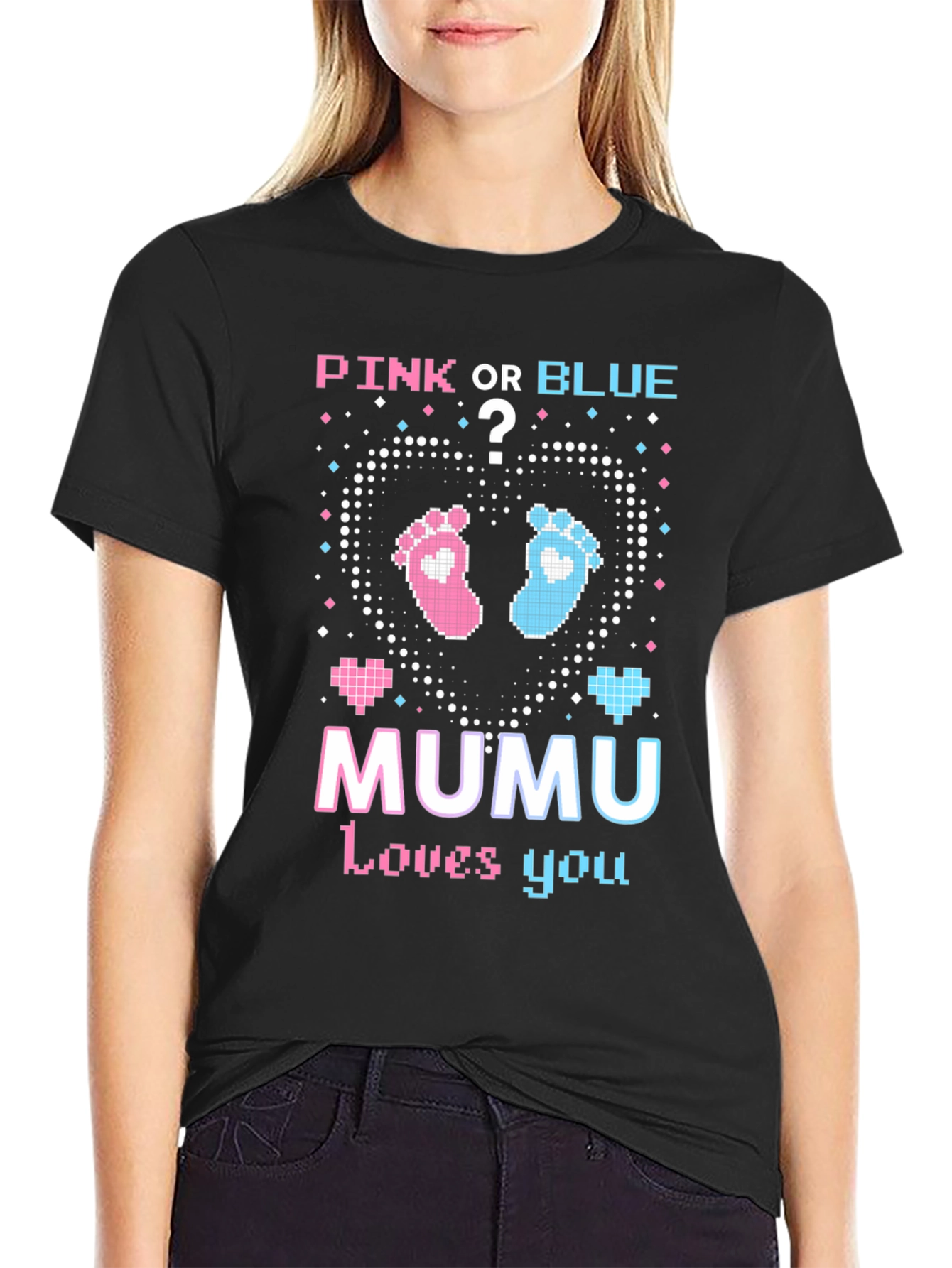 Pink or Blue Gender Reveal T-Shirt