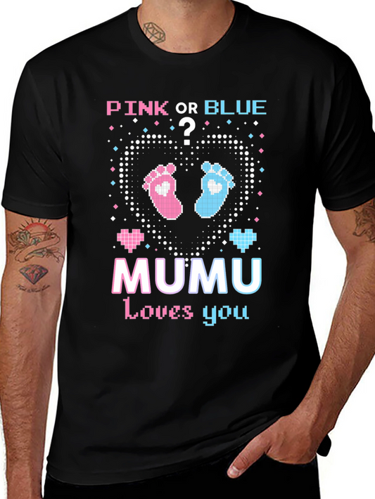 Pink or Blue Gender Reveal T-Shirt